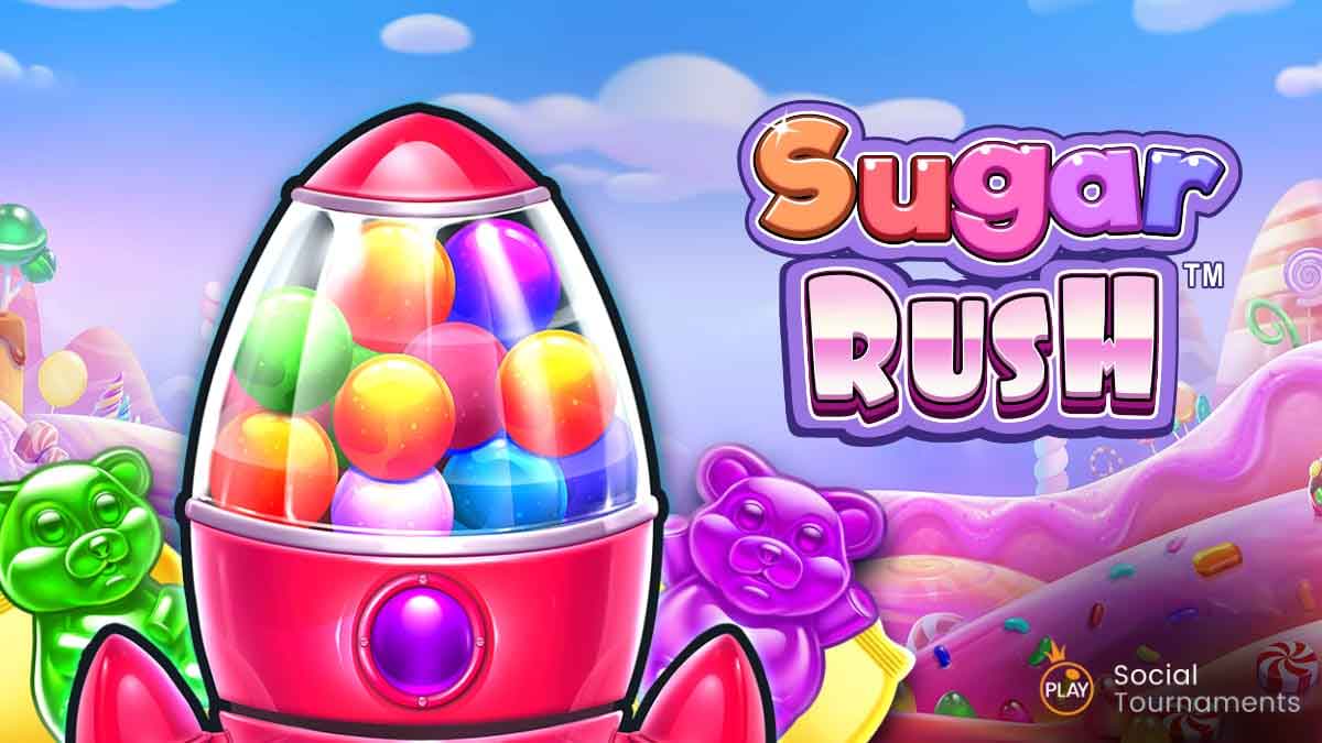 Sugar Rush slot oyun ekranı — küme ödemesi